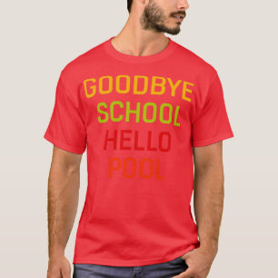 T-shirt au revoir école hello polo