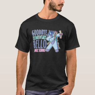 T-shirt Au revoir école primaire Bonjour collège