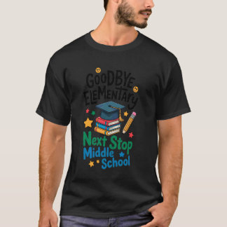 T-shirt Au revoir Élémentaire Prochaine étape Collège Groo