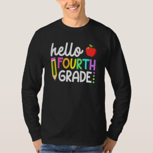 T-shirt Au revoir Été Bonjour Quatrième Année Première Jou