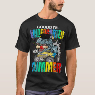 T-shirt Au revoir maternelle bonjour camion monstre d'été 