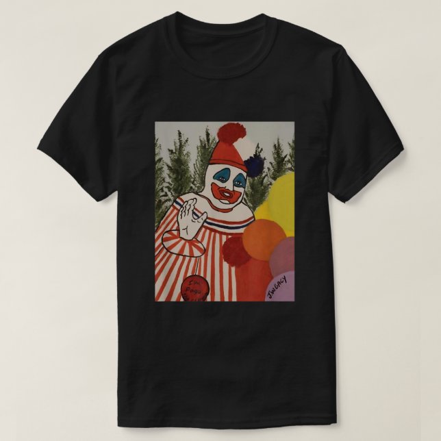 T-shirt Au revoir Pogo le clown de Gacy (Design devant)