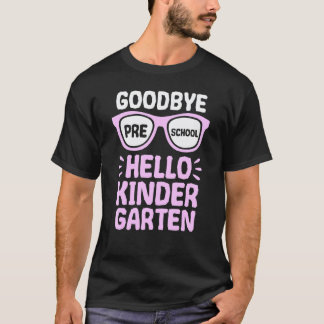 T-shirt Au revoir Préscolaire Bonjour Professeur d'école m