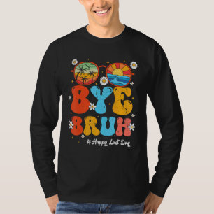 T-shirt Au revoir prof frère heureux dernier jour d'école