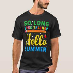 T-shirt Au revoir professeur spécialisé bonjour professeur