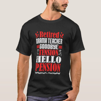 T-shirt Au revoir Tension Bonjour Pension Drame Enseignant