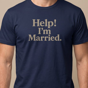 T-shirt Au secours ! Je suis marié