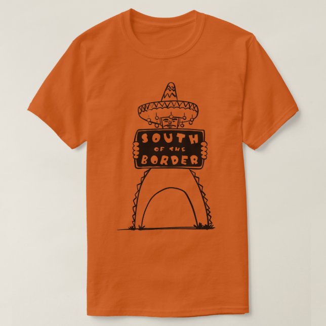 T-shirt Au sud de la frontière 1 (Design devant)