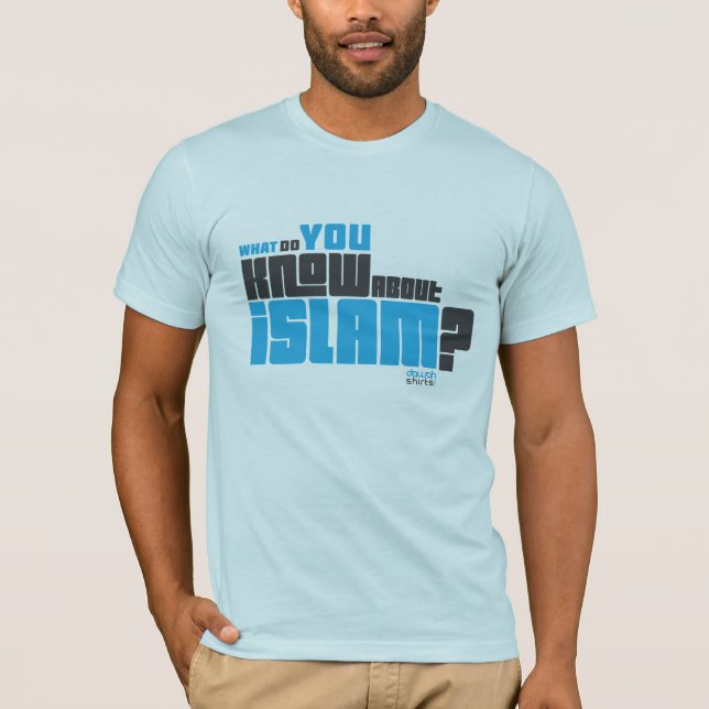 T-shirt Au sujet de l'Islam (Devant)