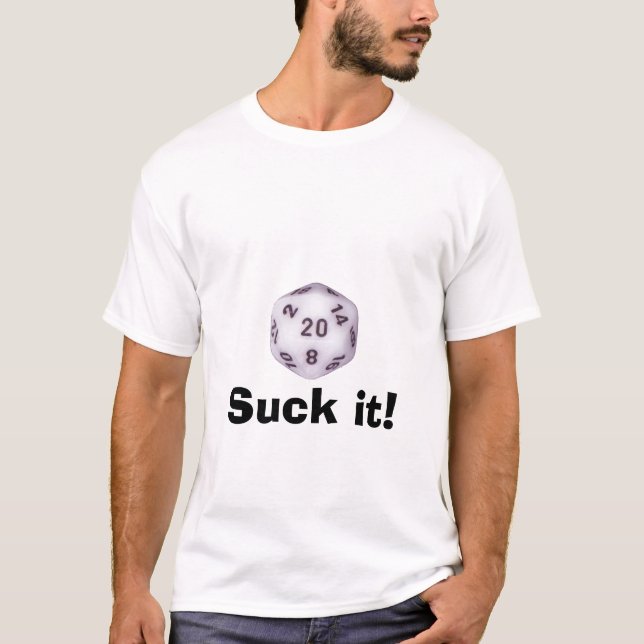 T-shirt au sujet de pour mourir, sucez-le ! (Devant)