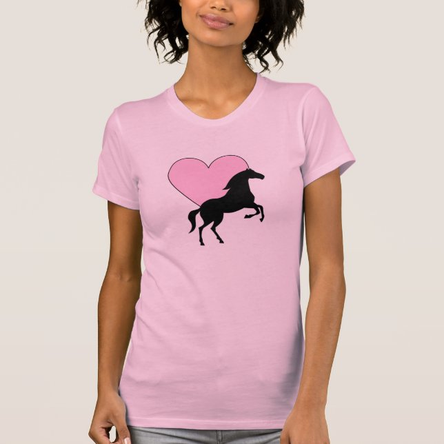 T-shirt Au sujet des chevaux et de l'amour (Devant)