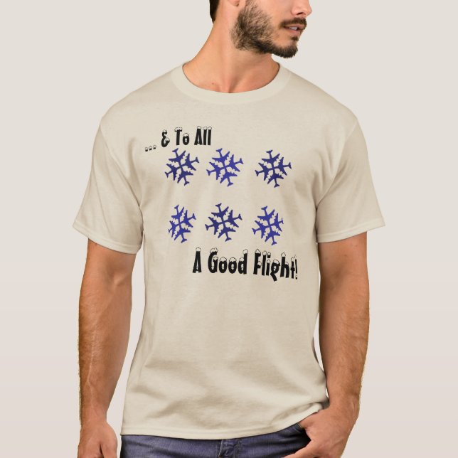 T-shirt Au tout un bon vol ! (Devant)