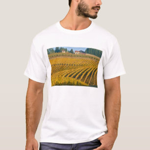 T-shirt Auberge en noyer noir de style toscan au-dessus de