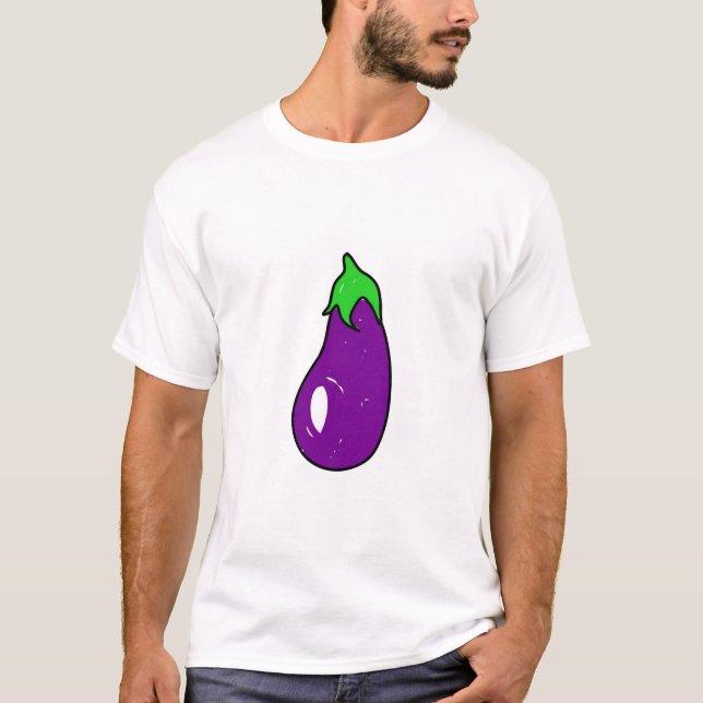 T-shirt aubergine (Devant)