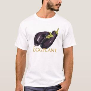T-shirt Aubergine d'aubergine