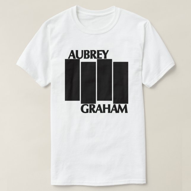 T-shirt Aubrey Drake Graham/T-shirt de parodie de logo (Design devant)