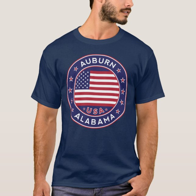 T-shirt Auburn, Alabama, États-Unis (Devant)