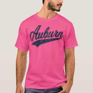 T-SHIRT AUBURN ALABAMA VARSITY SCRIPT SPORTS CLASSIQUES JE