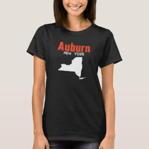T-shirt Auburn New York États-Unis État Amérique Voyage Ne