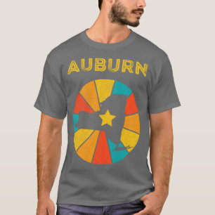 T-shirt Auburn New York Vintage Souvenir déshabillé 1