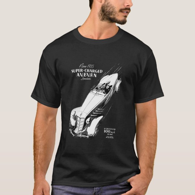 T-SHIRT AUBURN SPEEDSTER 851 1935  (Devant)