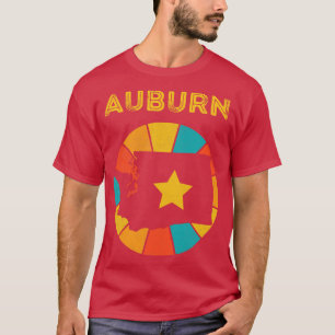 T-shirt Auburn Washington Souvenir Vintage déshabillé 1