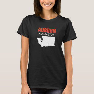 T-shirt Auburn Washington USA State America Travel Washing