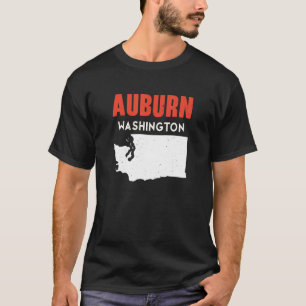 T-shirt Auburn Washington USA State America Travel Washing