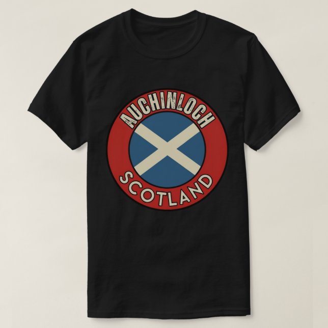 T-shirt Auchinloch, Écosse (Design devant)