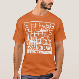 T-shirt Auckland La plus grande ville de Nouvelle-Zélande