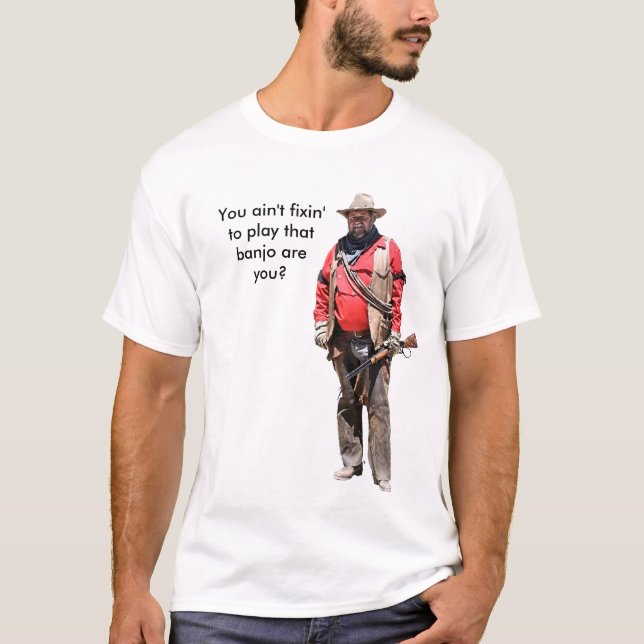 T-SHIRT AUCUN BANJO (Devant)