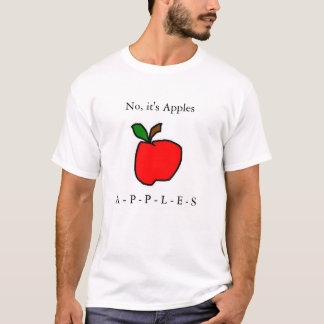 T-shirt Aucun c'est des pommes