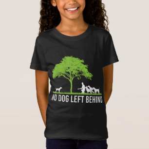T-Shirt Aucun Chien Laissé Derrière Mignonne Propriétaire 