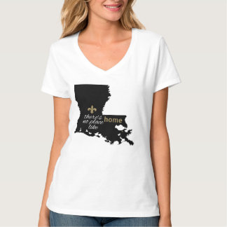 T-shirt Aucun endroit n'aiment à la maison - la Louisiane