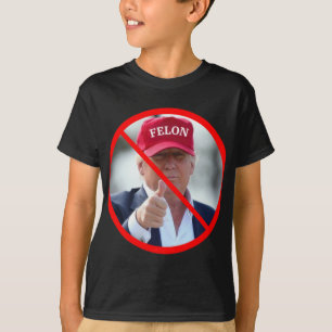 T-shirt Aucun Felon Au Bureau