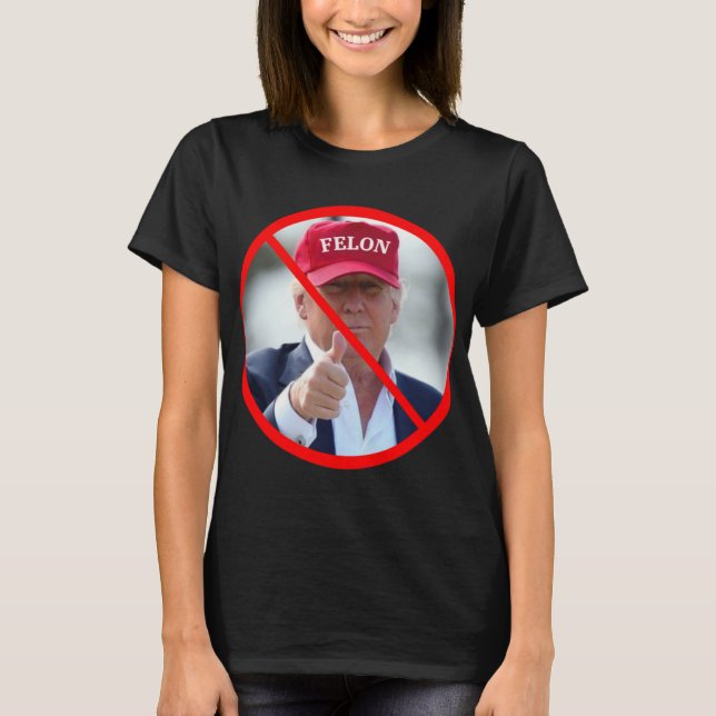 T-shirt Aucun Felon Au Bureau (Devant)