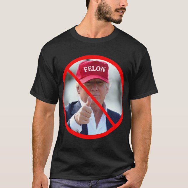 T-shirt Aucun Felon Au Bureau (Devant)