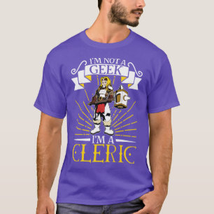 T-shirt Aucun geek de caractères de jeu de rôle D20