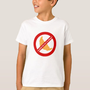 T-shirt Aucun gluten pour moi ! - Alerte d'allergie de