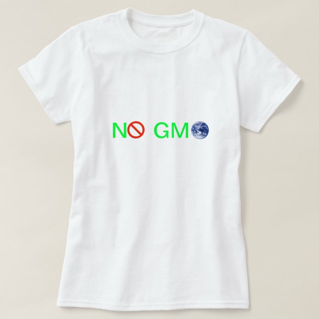 T-SHIRT AUCUN GMO (Design devant)