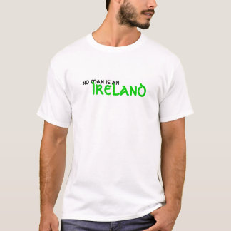 T-shirt aucun homme n'est l'Irlande