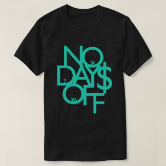 T-shirt Aucun Jours De Chemise - Bleu/Noir
