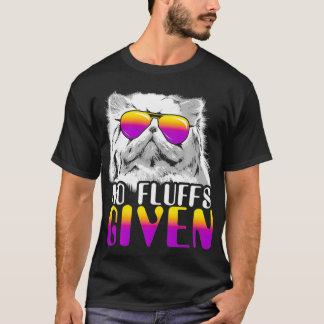 T-shirt Aucun Liquide Donné Chat Perse Lunettes de soleil