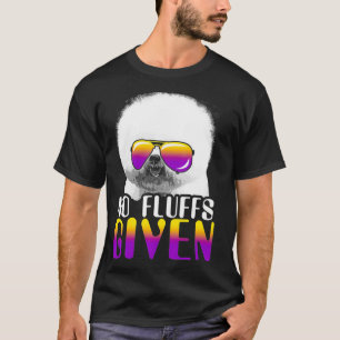 T-shirt Aucun Liquide Donné Lunettes de soleil Bichon Fris