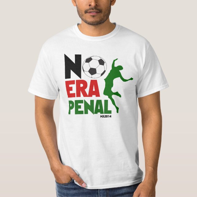 T-shirt Aucun MX pénal 2014 d'ère - le football (Devant)