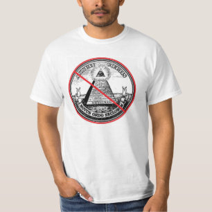 T-shirt Aucun nouvel ordre mondial Illuminati