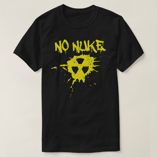 T-shirt Aucun NukeNuclearRadiationEcoscience (Design devant)