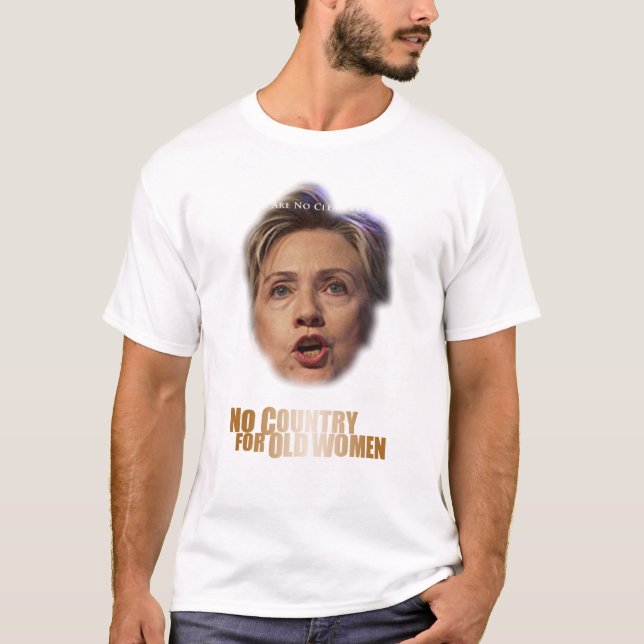 T-shirt Aucun pays pour dames âgées (Cut de directeur) (Devant)