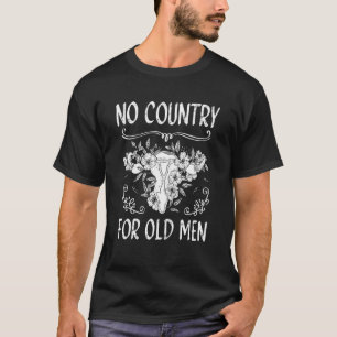 T-shirt Aucun Pays Pour Les Hommes Âgés Uterus Feminist Wo