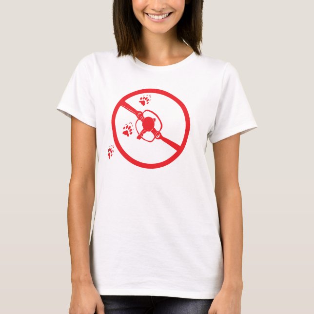 T-shirt Aucun piégeage (Devant)